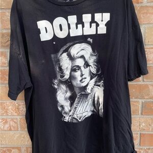 Dolly Parton Black Graphic Tee 3X